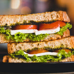 Back to School Edition: A veggie sandwich and a meaty one