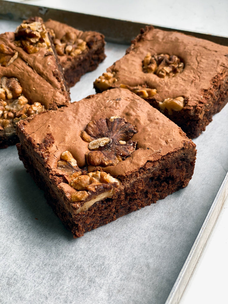 Chocolate & Walnut Brownie – Only Gluten Free Ingredients