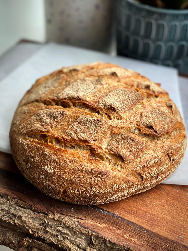 Medium Rye Sourdough Half Loaf 550g - (Unavailable for Sunday delivery)