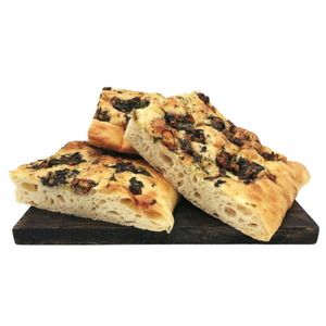 
            
                Load image into Gallery viewer, Walnut, Spinach and Blue Cheese Focaccia 1/4 Sheet
            
        